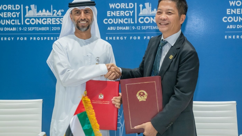 signing of the MOU between Abu Dhabi and China
