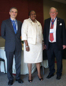 Dr Christoph Frei, Dipuo Peters and Brian Statham