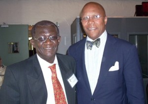 Dr Latsoucabé Fall with Ambassador Charles R. Stith