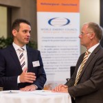 Leonhard Birnbaum and Jochen Homann at the 2012 German Energy Day
