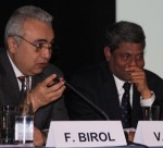 IEA’s Fatih Birol and World Bank’s Vijay Iyer at SE4ALL talks. Joan MacNaughton, WEC Executive Chair of the World Energy Trilemma report, chaired the discussion 