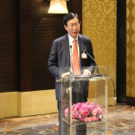 Cho, Hwan-eik, Chairman, WEC Daegu 2013 Congress Organising Committee and President & CEO, KEPCO speaking at the opening of the WEC China International Summit in Beijing