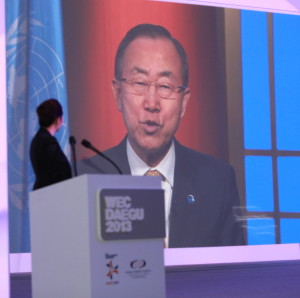 Congress 2013 Day 4 Ban Ki Moon
