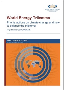 2015 World Energy Trilemma Priority actions on climate change and how to balance the trilemma border