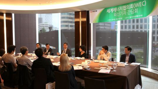 World Energy Council Co-Chair plays host to international media round-table