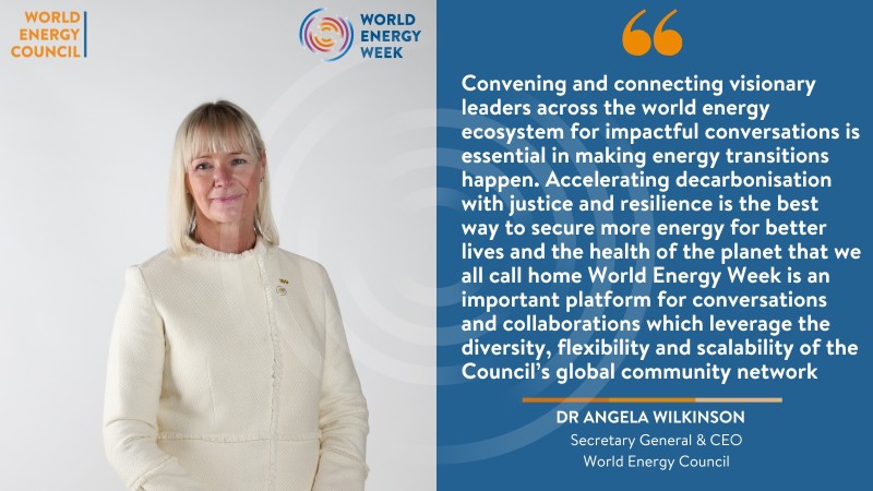 Dr Angela Wilkinson, Secretary General and CEO of the World Energy Council