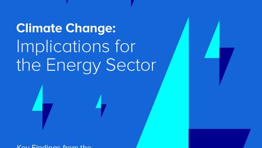 Energy sector faces increasing pressures from climate change - new report