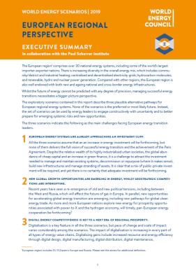 European Regional Perspectives Executive Summary Download