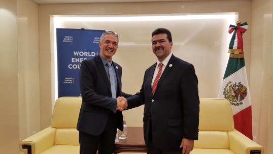 El Gobierno de la República y el Consejo Mundial de Energía llevarán a cabo la Cumbre Mundial de Líderes Energéticos en septiembre