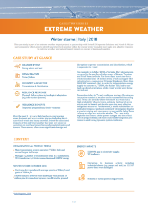 Winter Storms Italy Extreme Weather Case Study
