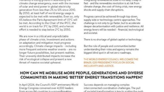 Humanising Energy: A look at the G20 Agenda