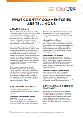WEIM 2026 - Country Comparison Spotlight Brief