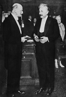 Max Planck and Albert Einstein, 2nd World Power Conference, Berlin, 1930