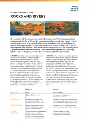 World Energy Council Scenario Foundations 2024 Handout