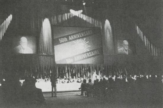 50th anniversary commemoration, Detroit, 1974