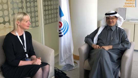 World Energy Council Secretary General meets Saudi Arabian Energy Minister HRH Prince Abdulaziz bin Salman Al Saud in Riyadh 