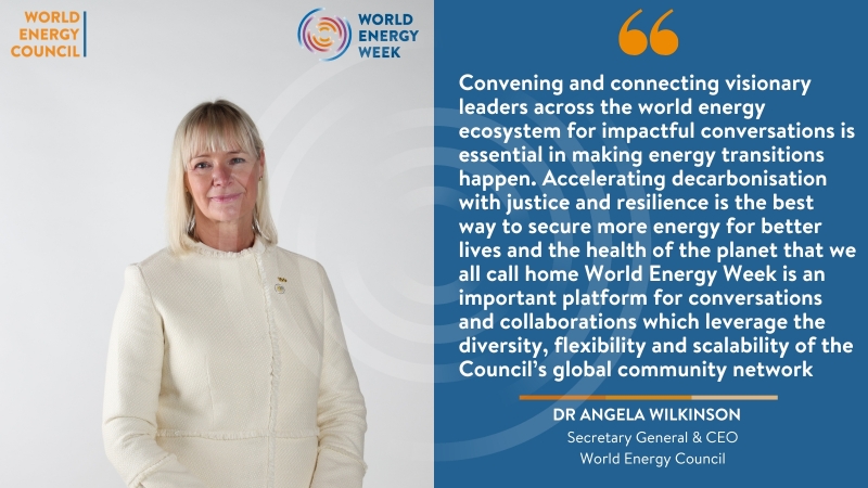 Dr Angela Wilkinson, Secretary General and CEO of the World Energy Council