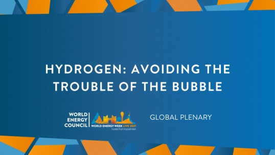 Hydrogen: Avoiding the trouble of the bubble (Global plenary)