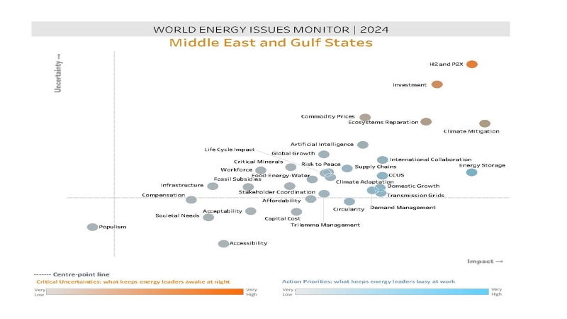 World Energy Issues Monitor 2024 - Middle East & Gulf States Map