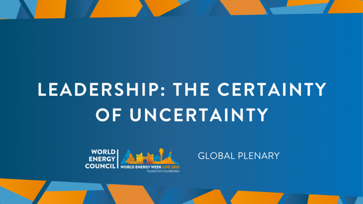 Leadership: The certainty of uncertainty (Global Plenary)