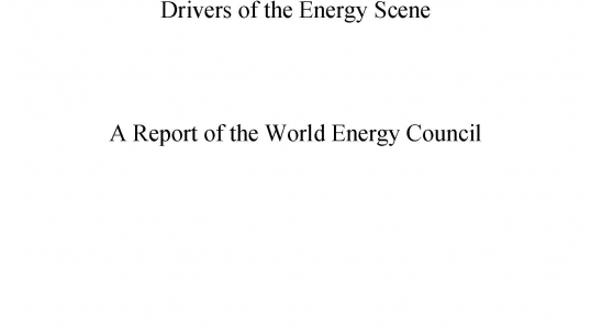Drivers of the Energy Scene