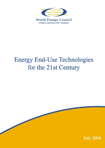 Energy End-Use Technologies for the 21st Century