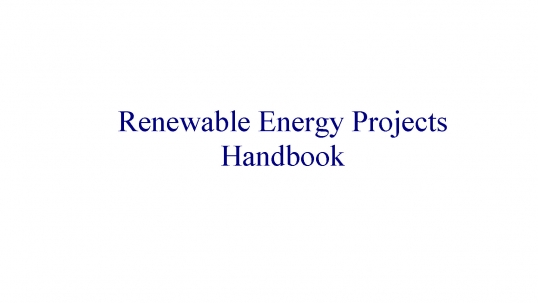 Renewable Energy Projects Handbook