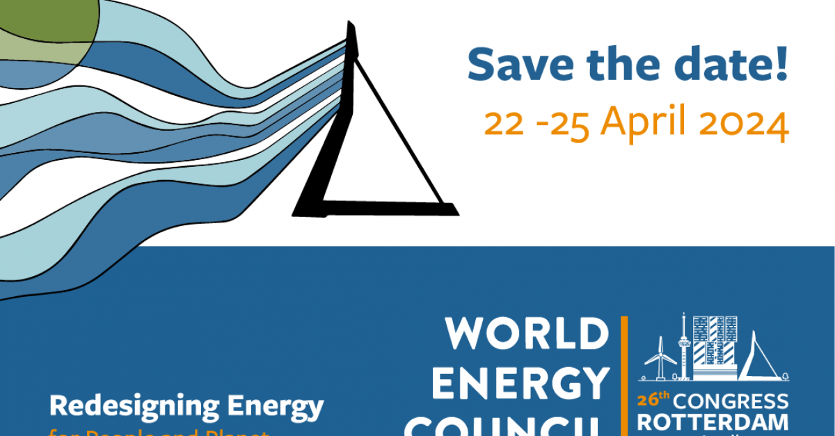 Press Release Save the Date World Energy Congress in Rotterdam, the