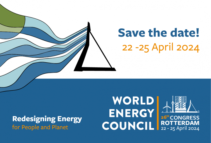 Press Release: Save the Date: World Energy Congress in Rotterdam, the Netherlands - Now 22-25 April 