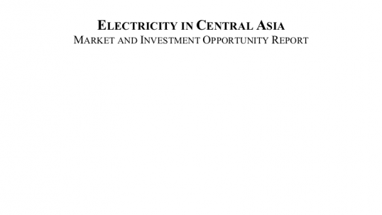 Electricity in Central Asia