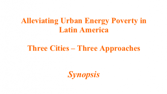 Alleviating Urban Energy Poverty in Latin America