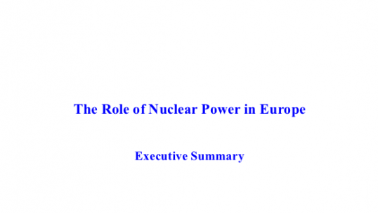 The Role of Nuclear Power in Europe
